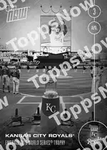 Kansas City Royals Embrace 2015 World Series Trophy