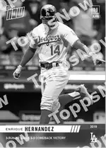 Enrique Hernández 2019 Topps NOW #107 Card Details