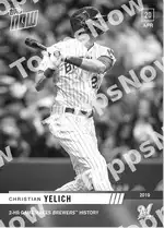Christian Yelich 2019 Topps NOW #110 Card Details