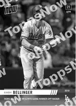 Cody Bellinger 2019 Topps NOW #120 Card Details