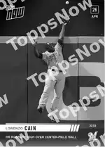 Lorenzo Cain 2019 Topps NOW #140 Card Details