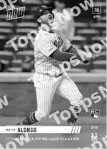Pete Alonso 2019 Topps NOW #157 カード情報