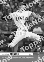 6 Ks in Solid MLB Debut Lift Angels to 4-3 Win 2019 Topps NOW #159 カード情報