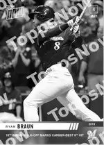 Ryan Braun 2019 Topps NOW #175 Card Details