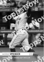 George Springer 2019 Topps NOW #18 Card Details