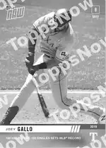 100 HRs Before 100 Singles Sets MLB Record 2019 Topps NOW #196 Card Details