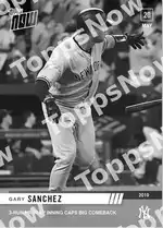 Gary Sánchez 2019 Topps NOW #254 カード情報