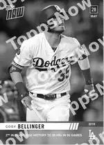 Cody Bellinger 2019 Topps NOW #294 Card Details