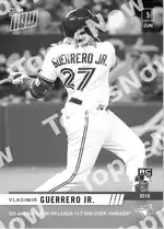 Vladimir Guerrero Jr. 2019 Topps NOW #334 Card Details