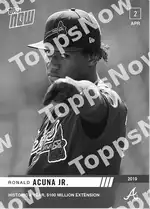 Ronald Acuña Jr. 2019 Topps NOW #34 カード情報
