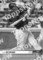 Ian Desmond 2019 Topps NOW #357 Card Details