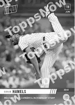Reaches 2,500 Career Ks in Dominant Start 2019 Topps NOW #393 カード情報