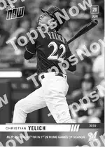 Christian Yelich 2019 Topps NOW #409 カード情報