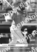 Yordan Alvarez 2019 Topps NOW #424 カード情報