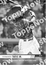 Fernando Tatis Jr. 2019 Topps NOW #512 カード情報