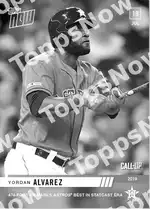 Yordan Alvarez 2019 Topps NOW #533 カード情報