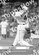 Yordan Alvarez 2019 Topps NOW #555 Card Details