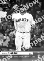 Pablo Sandoval 2019 Topps NOW #565 カード情報