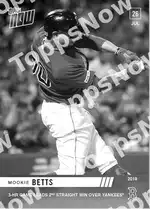 Mookie Betts 2019 Topps NOW #577 Card Details