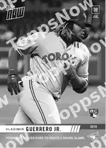 Vladimir Guerrero Jr. 2019 Topps NOW #601 Card Details