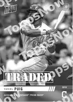 Yasiel Puig 2019 Topps NOW #606 カード情報