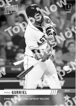 8-RBI Game Matches Astros Record 2019 Topps NOW #647 Card Details
