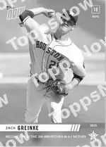 Becomes 3rd Active 200-Win Pitcher in 4-1 Victory 2019 Topps NOW #710 カード情報