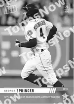 George Springer 2019 Topps NOW #719 Card Details