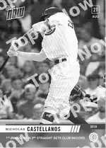 1st-Inning HR in 3rd Straight Sets Club Record 2019 Topps NOW #726 Card Details