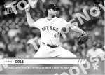 Gerrit Cole 2019 Topps NOW #735 Card Details