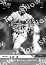 Marcus Semien 2019 Topps NOW #751 Card Details