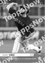 Gerrit Cole 2019 Topps NOW #814 Card Details
