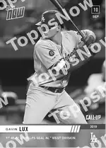 1st MLB HR Helps Seal NL West Division 2019 Topps NOW #822 カード情報