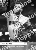 Jose Altuve 2019 Topps NOW #82 カード情報