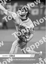 Gerrit Cole 2019 Topps NOW #841 Card Details