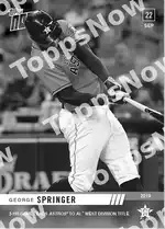 George Springer 2019 Topps NOW #877 カード情報