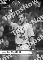 Paul Goldschmidt 2019 Topps NOW #886 Card Details
