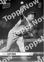 Takes No-Hit Bid Into 9th Inning in 3-0 Win 2019 Topps NOW #898 Card Details