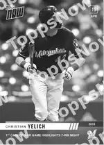 Christian Yelich 2019 Topps NOW #90 カード情報