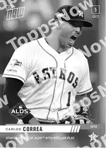 Carlos Correa 2019 Topps NOW #964 Card Details