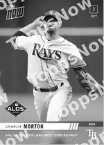 Charlie Morton 2019 Topps NOW #975 Card Details