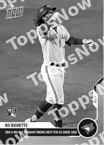 Bo Bichette 2020 Topps NOW #106 Card Details