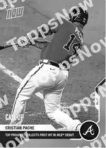 Cristian Pache 2020 Topps NOW #139 Card Details