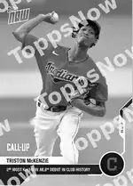 2nd Most Ks (10) in MLB Debut in Club History 2020 Topps NOW #143 Card Details