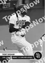 Trent Grisham 2020 Topps NOW #144 Card Details