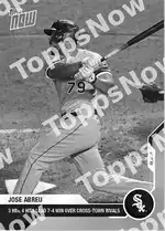 José Abreu 2020 Topps NOW #145 Card Details