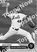 Jacob deGrom 2020 Topps NOW #164 Card Details