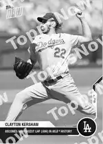 Clayton Kershaw 2020 Topps NOW #167 カード情報