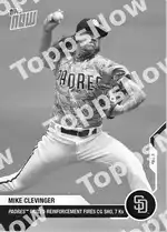 Padres Prized Reinforment Fires CG SHO, 7 Ks 2020 Topps NOW #263 カード情報
