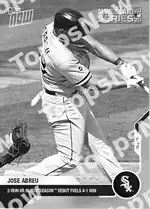 José Abreu 2020 Topps NOW #326 Card Details